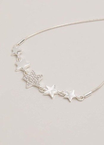 Phase Eight Silver Plated Star Extender Jewellery Silver Canada | WBYTZU-301